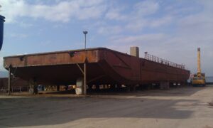 Flat top deck cargo Barge For Sale