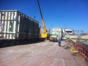 Deck Cargo Barge Heavy Loading
